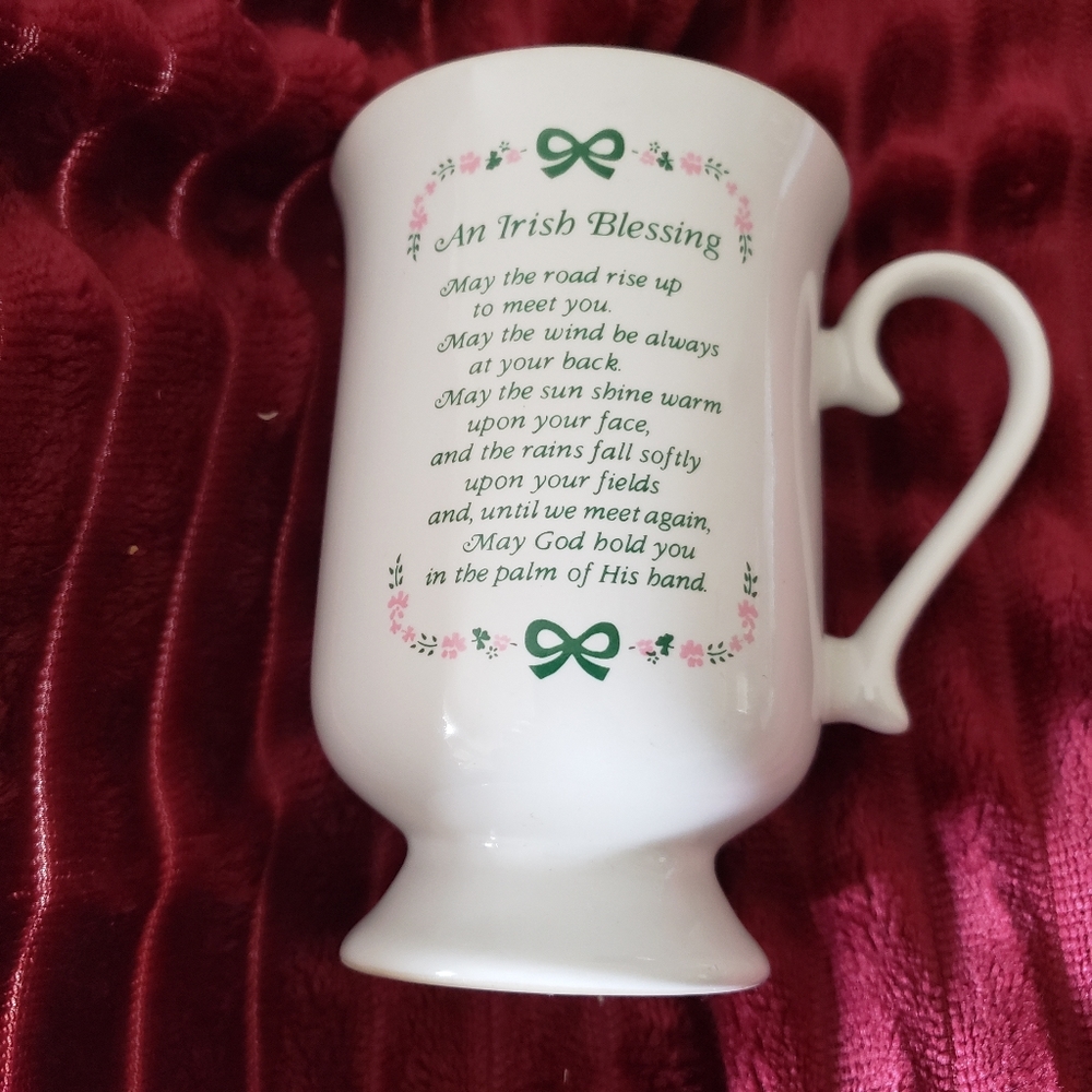 Vintage Russ  "An Irish Blessing"  St. Patricks Day Mug